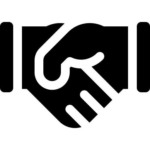 Handshake commitment merger agreement icon