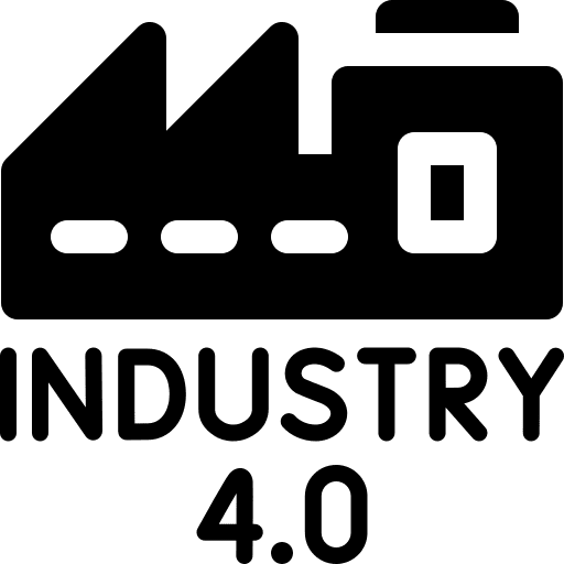 Industry 40 industry 4.0 building establishment icon
