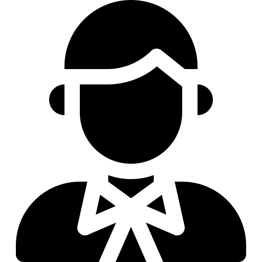 Advocate man advocacy job icon