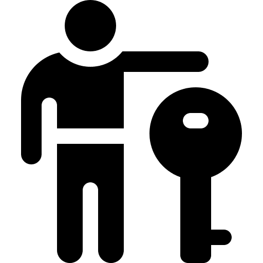 Locksmith verification login authorization icon