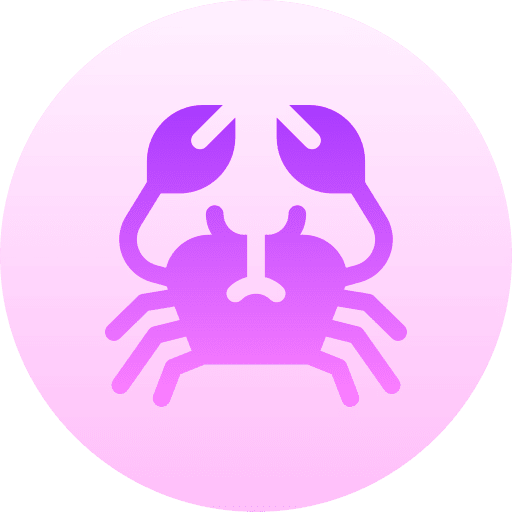 Crab animals crab claw icon