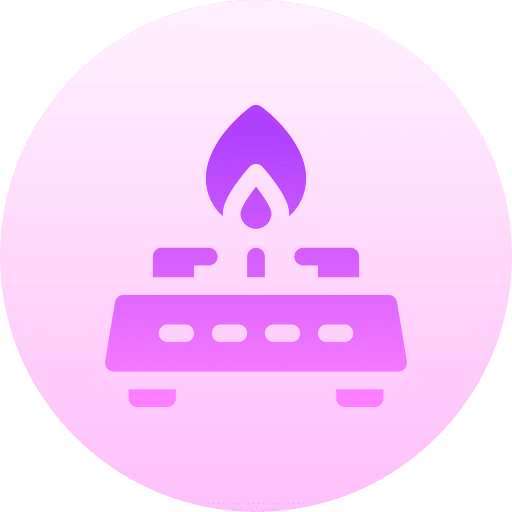 Gas stove kitchenware gas stove cooking icon