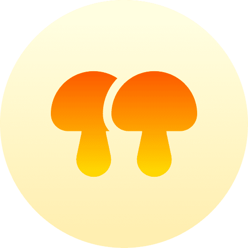 Mushrooms mushrooms vegetarian healthy food icon
