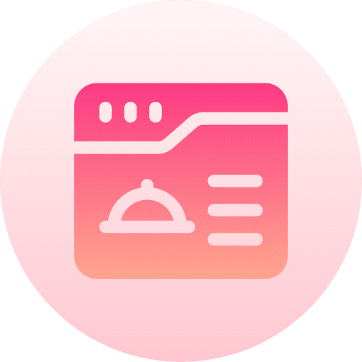 Online order order burger web icon