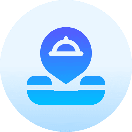 Order food food tray burger communications icon