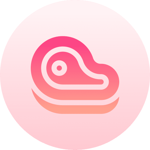 Steak proteins food and restaurant food icon