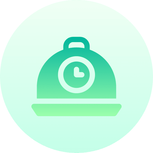 Time food food tray tray icon