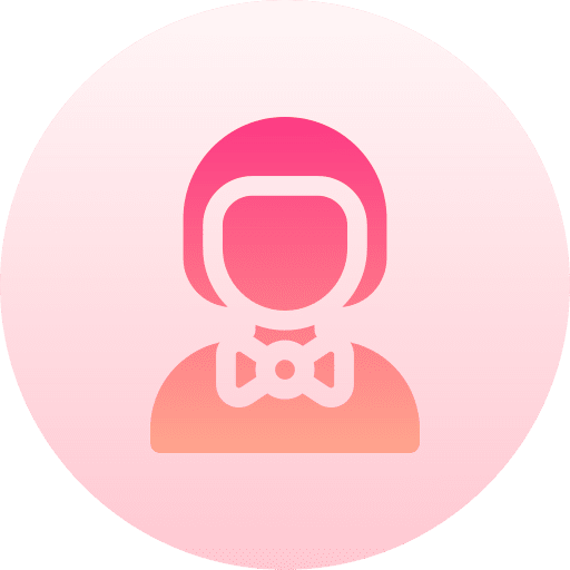 Waitress service restaurant avatar icon