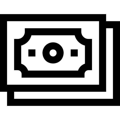 Money bill payment cash icon Money bill payment cash icon