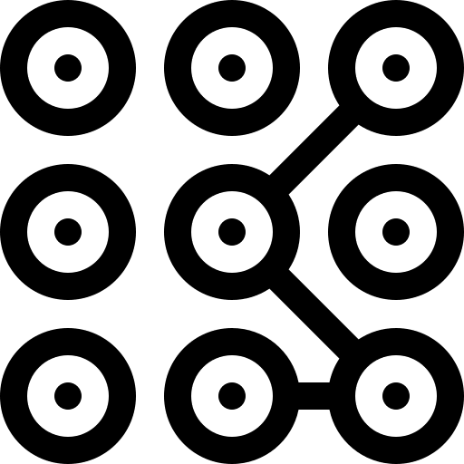 Pattern pattern screens unlock icon Pattern pattern screens unlock icon