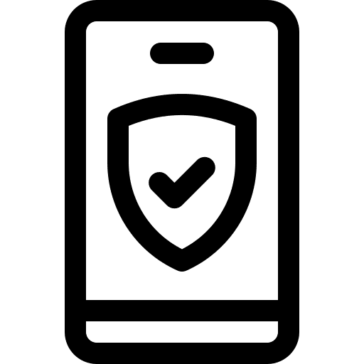 Shield security electronics insurance icon