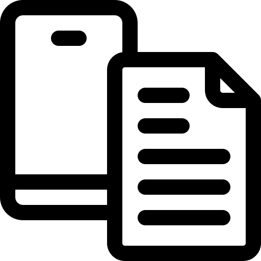 Document application paper document icon Document application paper document icon