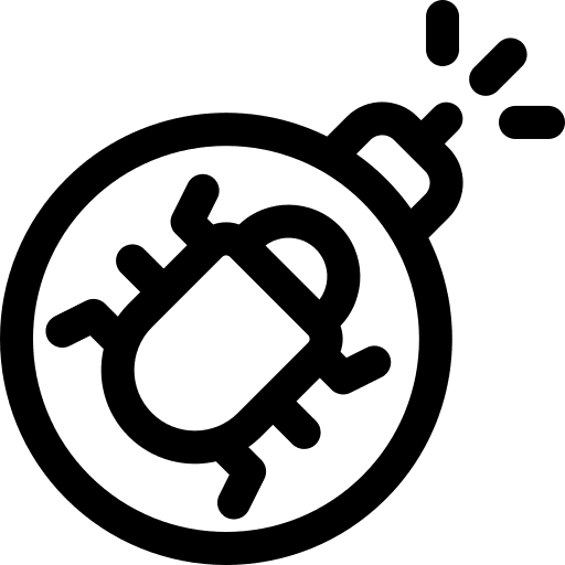 Malware bug malware internet security icon Malware bug malware internet security icon