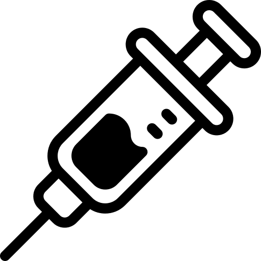 Vaccination healthcare and medical drug vaccine icon
