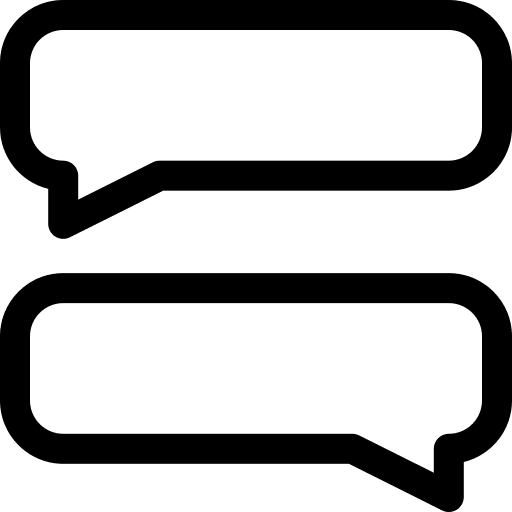 Speech bubble speech bubble chat communications icon
