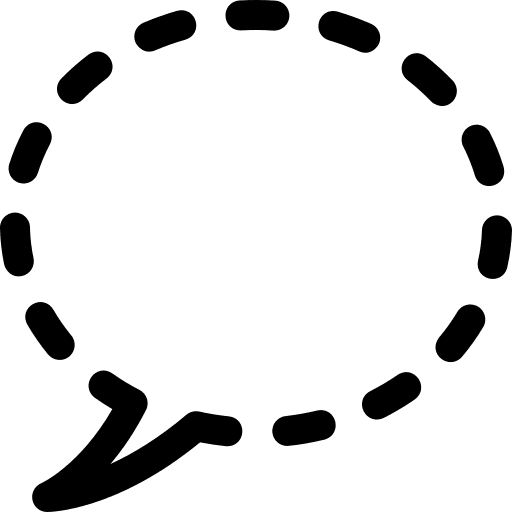 Speech bubble talk whisper communications icon
