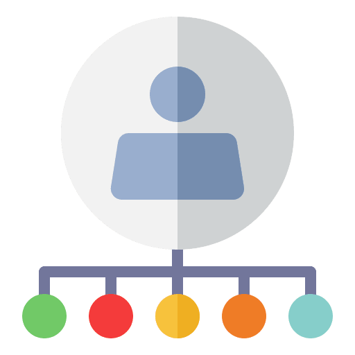 Client network customer support client icon Client network customer support client icon