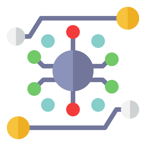 Digital business innovation digital business share icon