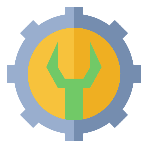 Maintenance spanner equipment support icon Maintenance spanner equipment support icon