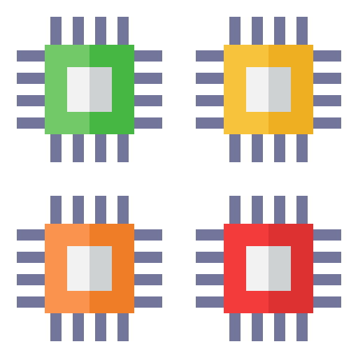 Microprocessor hardware cpu microprocessor icon Microprocessor hardware cpu microprocessor icon