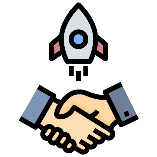 Partner partner startup cooperation icon