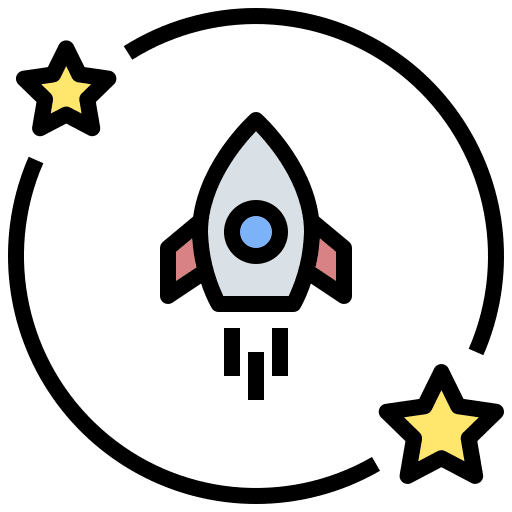 Startup launch explore idea icon