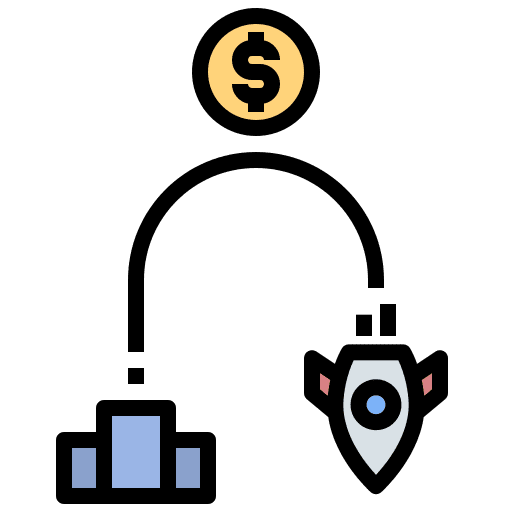 Fail business startup business and finance icon Fail business startup business and finance icon