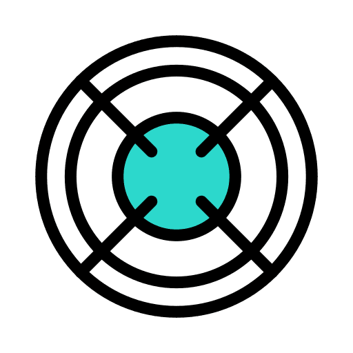 Goal marketing arrow dart board icon Goal marketing arrow dart board icon