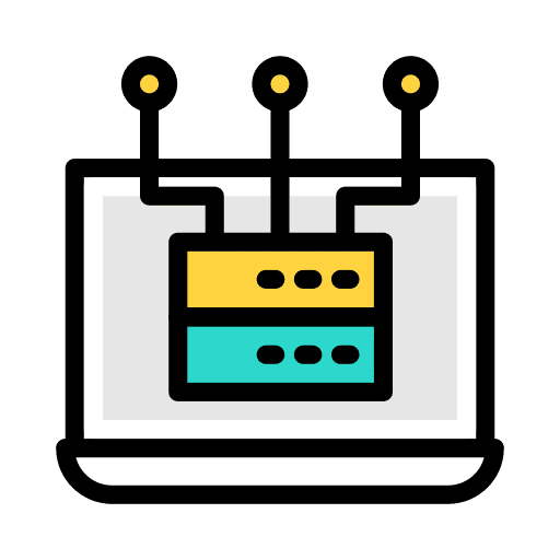 Cloud data laptop cloud data server icon Cloud data laptop cloud data server icon