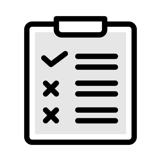 List evaluate files and folders evaluation icon List evaluate files and folders evaluation icon