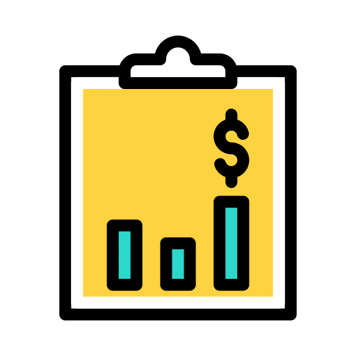 Sheet register business and finance clipboard icon Sheet register business and finance clipboard icon