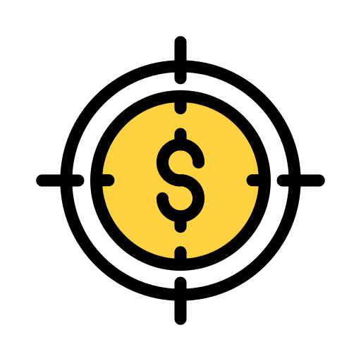 Focus finance target currency icon Focus finance target currency icon