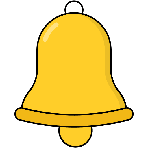 Bell alert ui musical instrument icon Bell alert ui musical instrument icon