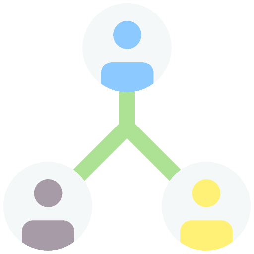 Network department link network icon