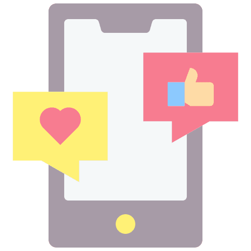 Social media marketing share facebook icon