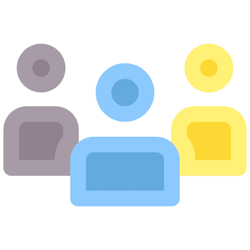 Audience client people user icon
