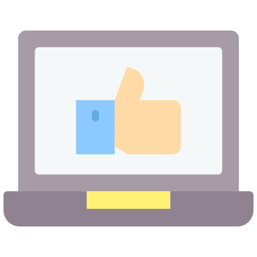 Like feedback like social media icon
