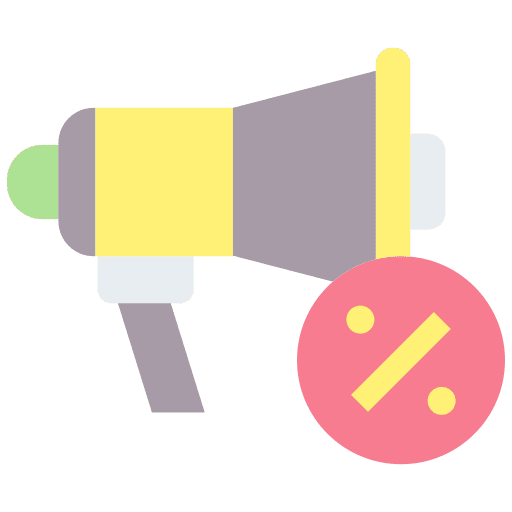 Promotion promotion announcement bullhorn icon