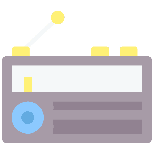 Radio antenna technology news transistor icon