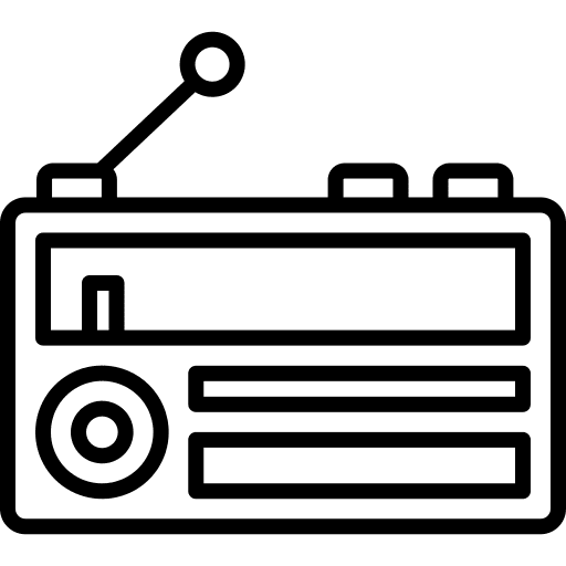 Radio antenna technology radio antenna transistor icon Radio antenna technology radio antenna transistor icon