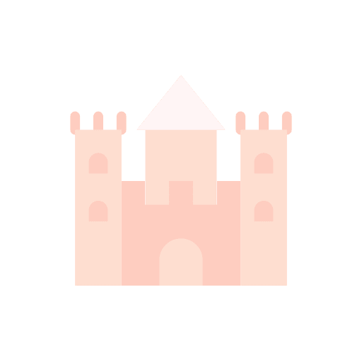 Castle castles holidays sand castle icon Castle castles holidays sand castle icon