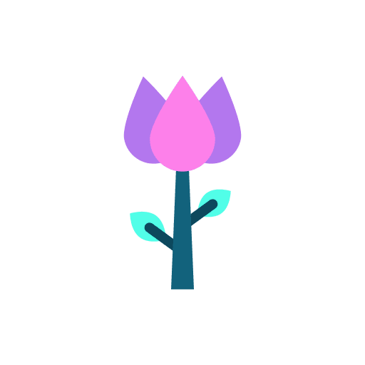 Flower responsability flower leaves icon