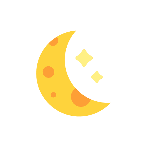 Moon moon night weather icon