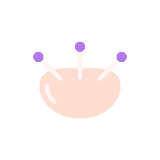 Needle oriental beauty needle icon