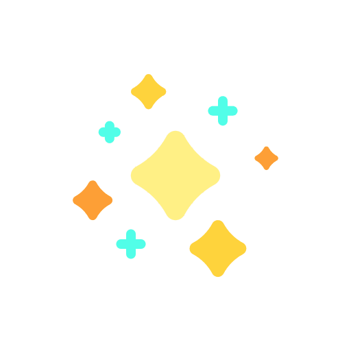 Sparks miscellaneous glow cleaning icon