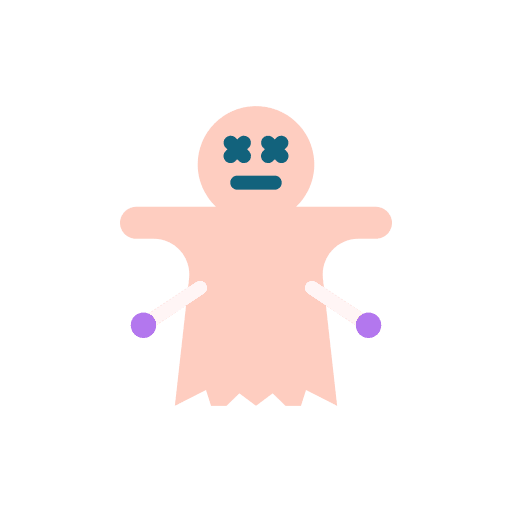 Voodoo halloween doll miscellaneous icon Voodoo halloween doll miscellaneous icon