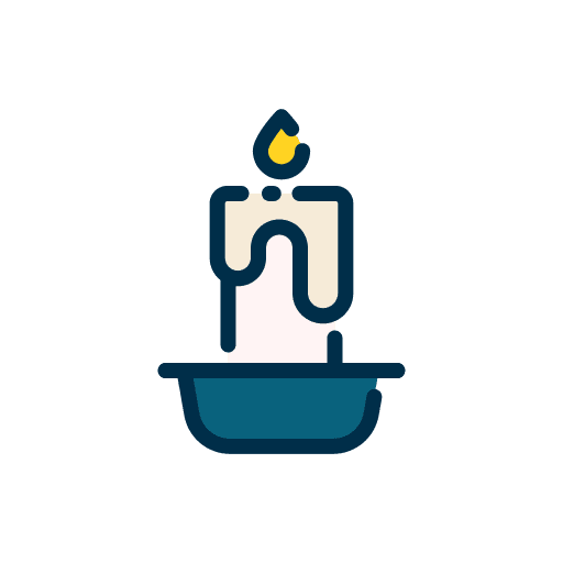 Candle candles bees wax icon