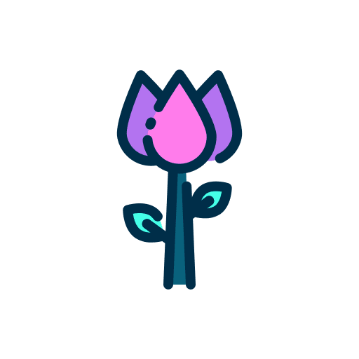 Flower flowers nature hand icon