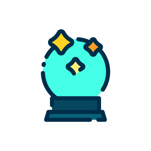 Ball future magic astrology icon Ball future magic astrology icon