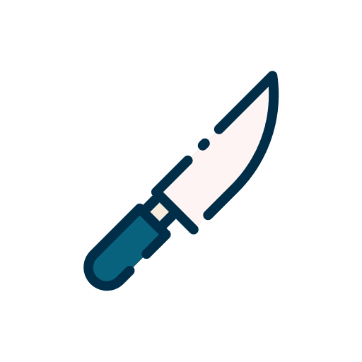 Knife cutlery knife kitchen tool icon Knife cutlery knife kitchen tool icon